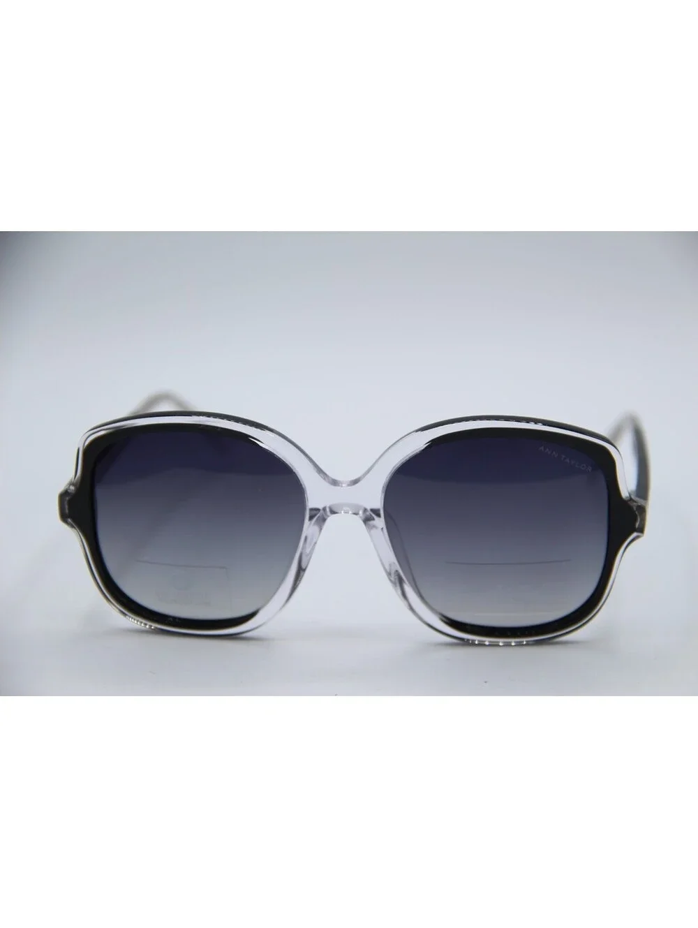 Ann Taylor Petite 287287 Clear Black Polarized Authentic Sunglasses 50-12